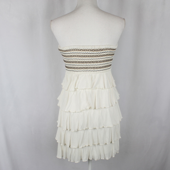 Forever 21 Strapless Bandeau Ruffle Mini Dress - Picture 3 of 3